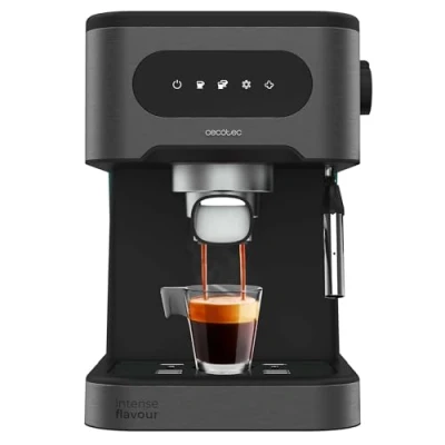 Bild av Cecotec ColdBrew Power espresso 20 expressmaskin, espressomaskin för och cappuccino, kallt kaffe, tryckbar, roterande ångare, njut av professionell kvalitet hemma.