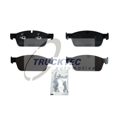 Bild av TRUCKTEC AUTOMOTIVE 02.35.486 Jeu de plaquettes frein Essieu avant préparé pour indicateur d&#039;usure, contact signal d&#039;usure exclu