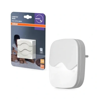 Bild av OSRAM HOMELIGHTING LUNETTA Wave White LED Nattljus med skymningssensor
