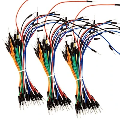 Bild av AZDelivery 3 x 65st. Jumper Wire Cable Jumpers kompatibel med Arduino och Raspberry Pi brödbräda