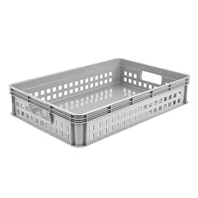 Bild av keeeper Transportkorg, stapelbar, polypropen, 22 l, Robert, Nordic Grey