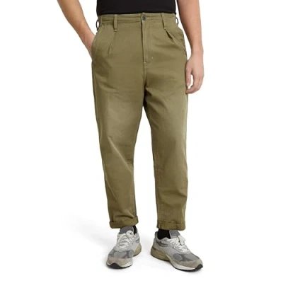 Bild av G Star RAW Pleated Chino Relaxed, Grön (smoke oliv D24543 c962 b212), 30W / 30L