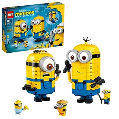 Bild av LEGO 75551 Minions: Klossbyggda minioner och deras tillhåll modell med figurer, Stuart, Kevin &amp; Bob