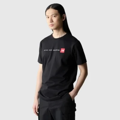 Bild av The North Face Never STOP Exploring TEE Tshirt med print, Storlek: XL, Black