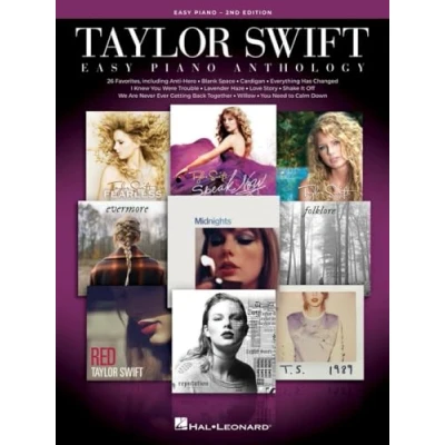 Bild av Taylor Swift Easy Piano Anthology 2nd Edition: Level Song Arrangements with Lyrics