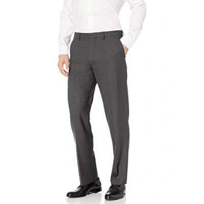 Bild av Amazon Essentials herr klassisk passform skrynkelfri stretchklänning byxa, träkol, 31 B x 30 L
