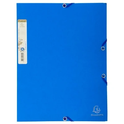 Bild av Exacompta Gummibandsmapp 3 klaff Forever® A4, 225 ark, 240 x 320 mm, återvunnen presspan, ljusblå