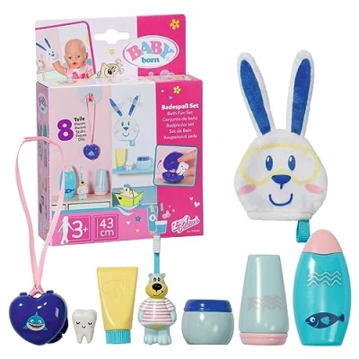 Bild av BABY born Bath badkul set, docktillbehör set av lekredskap för badrum, 834282 tapp skapelse