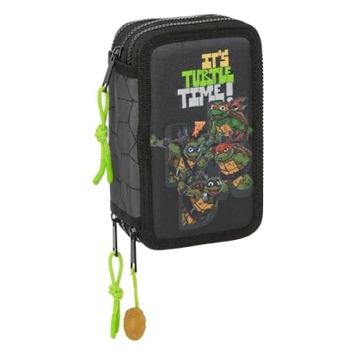 Bild av Ninja Turtles Trippelpennfodral, Grå/Svart