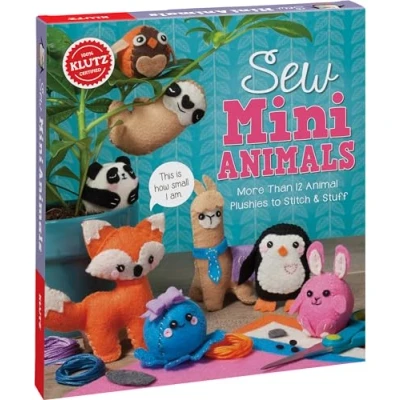 Bild av Sew Mini Animals: More Than 12 Animal Plushies to Stitch &amp; Stuff (Klutz)