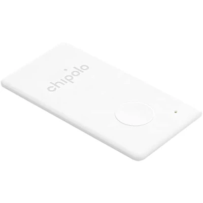 Bild av Chipolo kort (2020) 1 pack plånbokshittare, Bluetooth spårare för plånbok. Gratis premiumfunktioner. Kompatibel med iOS och Android (vit)