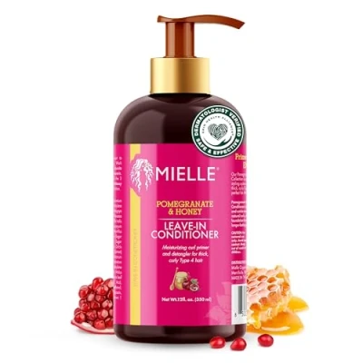 Bild av Mielle Organics Granatäpple &amp; Honung Leave In balsam för hår typ 4, 12 uns 355 ml