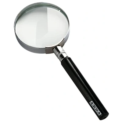 Bild av Arda förstoringsglas Klassiskt med optiskt glas. Förstoringslinser zoom 6x, 50 mm linsdiameter