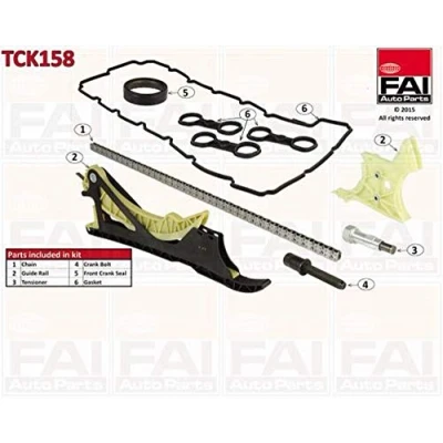 Bild av FAI AutoParts TCK158 Jeu de distribution à chaînes avec joints, sans roues dentées Simplex, Chaîne vélo BMW: 3 Coupe, 1 5 portes, Berline