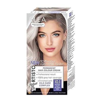 Bild av Permanent hårfärg Elea Professional Color &amp; Care № 10.1 Super ljus blond ask 123ml
