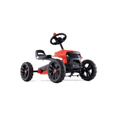Bild av BERG Pedal Gokart Buzzy JEEP Rubicon Barnfordon, trampbil, säker hed och stabilitet, barnleksaker lämpliga för barn i åldrarna 2 5 år