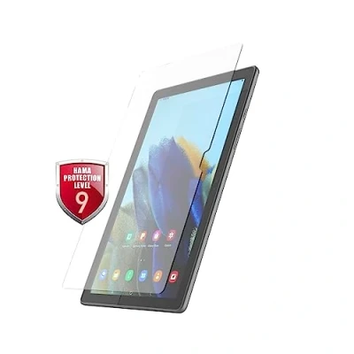 Bild av Hama skyddsglas för Samsung Galaxy Tab A8 10,5 tum (surfplatta skyddsglas, glasskydd med 9H hårdhet, reptålig, stötsäker, 0,3 mm tunn, äkta glas, härdat skärmskydd, ultraklar) transparent