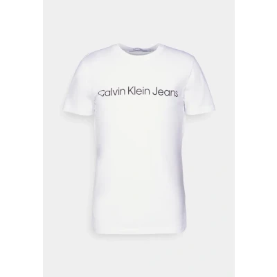 Bild av Calvin Klein Jeans CORE Institutional LOGO SLIM TEE Tshirt med print, Storlek: XS, Bright white