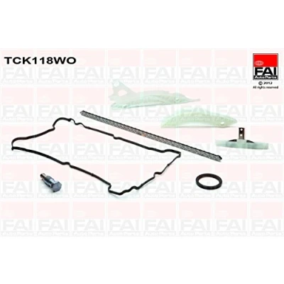 Bild av FAI AutoParts TCK118WO Jeu de distribution à chaînes avec joints, sans roues dentées Simplex, Chaîne vélo PEUGEOT: 207 3/5 portes, 508 I Berline