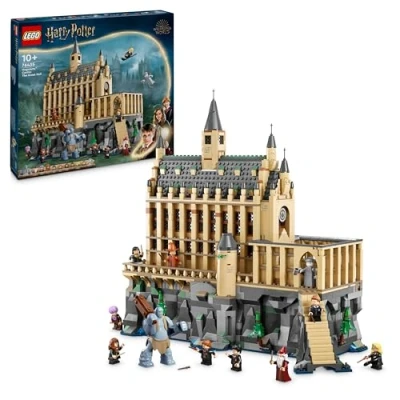 Bild av LEGO Harry Potter Hogwarts slott: stora salen, Samlarobjekt för barn, 11 minifigurer inklusive Hermione Granger, Magisk presentidé pojkar, flickor och fans 76435