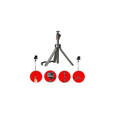 Bild av JOBY JB01548 BWW TelePod Pro Kit Stativ, utdragbar monopod, selfiepinne med kulhuvud, för spegellös, punkt och skott, 360, actionkamera, vloggingkit