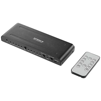 Bild av SpeaKa Professional SP HDA 550 4 Port HDMI Switch UHD 4K @ 60 Hz