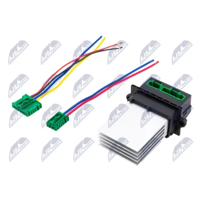 Bild av NTY ERD CT 034 Résistance, pulseur d&#039;air habitacle avec câble RENAULT: CLIO 3, MEGANE 2, 2 Coupe Cabriolet, CITROËN: C3 I 3/5 portes