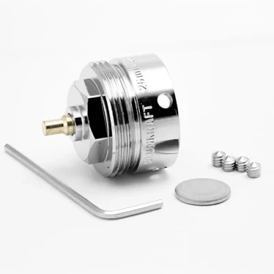 Bild av BLUMKRAFT Radiatoradapter kompatibel med Danfoss RAVL, 26 mm till M30 x 1,5 för termostathuvud/termostat hane