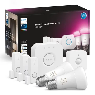 Bild av Philips Hue Secure Sensor WCA E27 set White