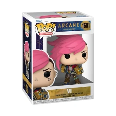 Bild av Funko POP! TV: Arcane LoL Vi Arcane: League Of Legends Vinylfigur för samlare Presentidé Leksaker barn &amp; vuxna TV fans Modellfigur och utställning