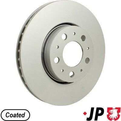 Bild av JP GROUP 4963100700 Disque de frein Essieu avant 286 26 5 ventilé revêtu VOLVO: S60 I, V70 2, XC70 I Cross Country