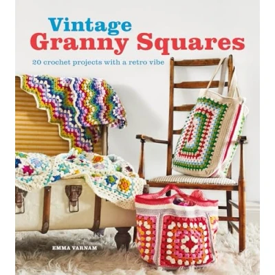 Bild av Vintage Granny Squares: 20 Crochet Projects with a Retro Vibe