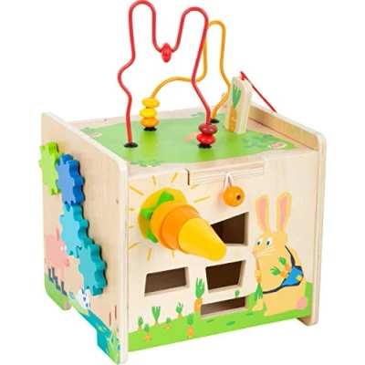 Bild av Small Foot Wooden Activity Cube and Motor Spiral