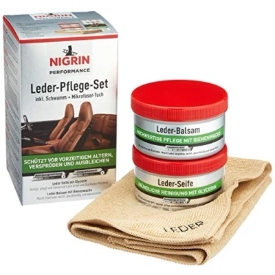Bild av Nigrin Performance 73170 Lädervårdsmedel Tvål + Balsam, 2 x 250 ml