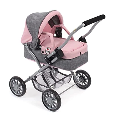 Bild av Bayer Chic 2000 555 15 dockvagn Smarty, för barn från 2 år, melange grå rosa