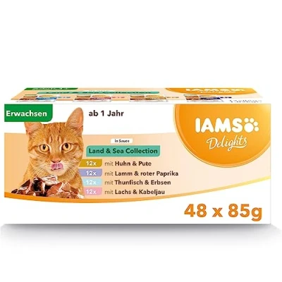 Bild av Delights Gravy Multipack Land &amp; Sea Kattfoder 48 x 85 g