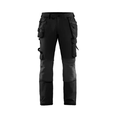 Bild av HANTVERKSBYXA 1522 1645 4 VÄGS STRETCH SVART/MÖRKGRÅ D120 Beijerbygg Byggmaterial