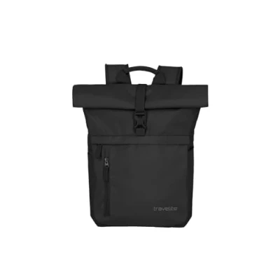 Bild av Travelite Unisex basics Rollup ryggsäck (1 pack), svart, 60 cm/35 Liter, Klassisk