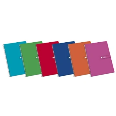 Bild av ENRI 100430081 Anteckningsbok Block 4 Grader med Kant 80 Ark Hardcover, 1 pack