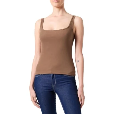 Bild av VERO MODA dam Vmchloe Sl Short Square JRS Noos Top, Kub, L