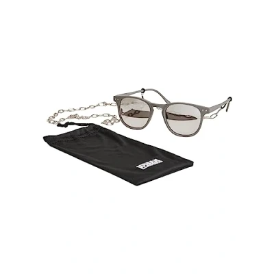 Bild av Urban Classics Arthur WITH Chain Solglasögon, Storlek: One Size, Grey silver
