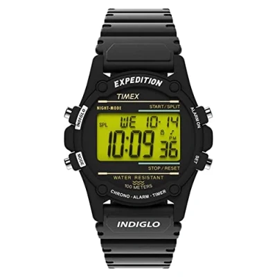 Bild av Timex Expedition Atlantis herrklocka 40 mm, Svart, CAT mm digital väckarklocka för män