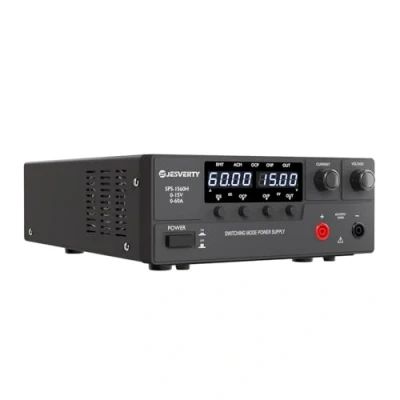 Bild av Jesverty Laboratorienätaggregat 0 15V 60A 900W DC reglerad bänkströmförsörjning med enkoderratt, strömbrytare för utgång, 4 siffrig LED display, OVP &amp; OCP, Aux utgångsterminal SPS 1560H
