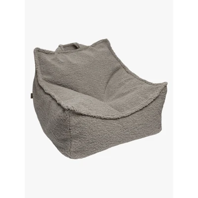 Bild av MEOWBABY Sittsäck Björn för Barn, Sittpuff, Beanbag, Bearly, Ljusgrå