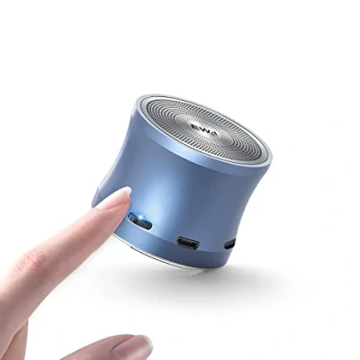 Bild av EWA A109mini bärbar trådlös Bluetooth högtalare, kraftfullt ljud med basradiator, liten stöder TF kort och selfie, perfekt minihögtalare för resor, hem, vandring etc. Blå