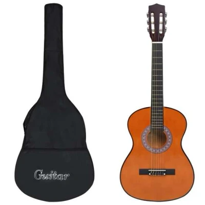 Bild av VidaXl Gitarr För Nybörjare Med Fodral Klassisk 3/4 36&quot;