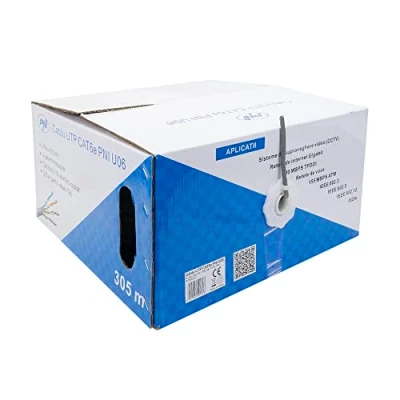 Bild av PNI Ethernet LAN kabel 305 m CAT6e U06 för Internet 1 Gigabit/övervakningssystem