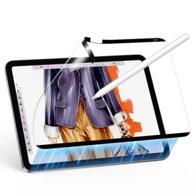 Bild av ESR Magnetiskt skyddande skal för iPad 10 (2022, 10,9 tum), skriva och rita på papper, avtagbart återanvändbart skärmskydd kompatibel med härdat glasfilm