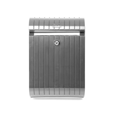 Bild av TATAY Brevlåda Piccolo, modern design, antracitgrå, tillverkad av resistent plast, anti UV, lätt att underhålla, perfekt för installation i både enfamiljshus och samhällen.