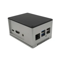 Bild av Radxa RockPi_GH_PROHP_SV SBC kabinet Passer til: Rock Pi Sølv
